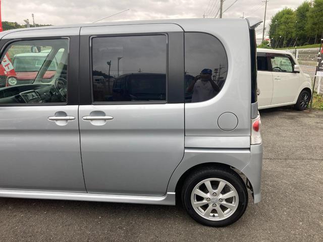 タント カスタムX 禁煙車 スマートキー オートエアコン サイドウインカーミラー CDオーディオ 燃費基準プラス5%達成車 低排出ガス車 助手席側後部スライドドア 助手席側センターピラーレス(12枚目)