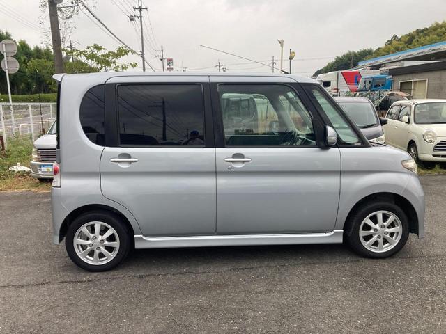タント カスタムX 禁煙車 スマートキー オートエアコン サイドウインカーミラー CDオーディオ 燃費基準プラス5%達成車 低排出ガス車 助手席側後部スライドドア 助手席側センターピラーレス(15枚目)