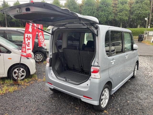 タント カスタムX 禁煙車 スマートキー オートエアコン サイドウインカーミラー CDオーディオ 燃費基準プラス5%達成車 低排出ガス車 助手席側後部スライドドア 助手席側センターピラーレス(37枚目)