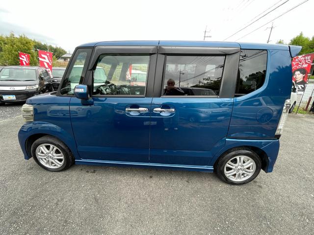 N-BOXカスタム G・Lパッケージ 禁煙車 スマートキー(スペアキー付き) 助手席側後部オートスライドドア 格納式リモコンウィンカーミラー 辞すチャージャーヘッドライト フォグランプ 純正アルミホイール(165/55R14)ETC(12枚目)