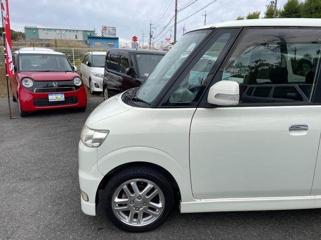 タント カスタムRS 禁煙車 ドライブレコーダー MOMOステアリング インタークーラーターボ 走行距離7.9万km 純正アルミホイール(165/55R15)純正フォグライト キーレスエントリーキー HIDヘッドライト(11枚目)