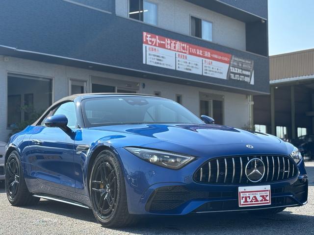 SL SL43 ユーザー買取車 HUD ブルメスターS 純正20AW イエローキャリパー ブラック革シート(4枚目)