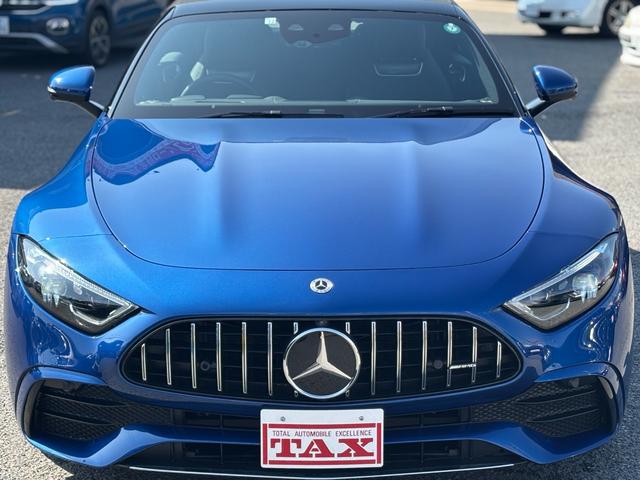 SL SL43 ユーザー買取車 HUD ブルメスターS 純正20AW イエローキャリパー ブラック革シート(5枚目)