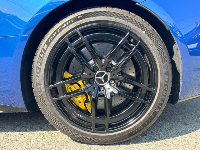 SL SL43 ユーザー買取車 HUD ブルメスターS 純正20AW イエローキャリパー ブラック革シート(22枚目)