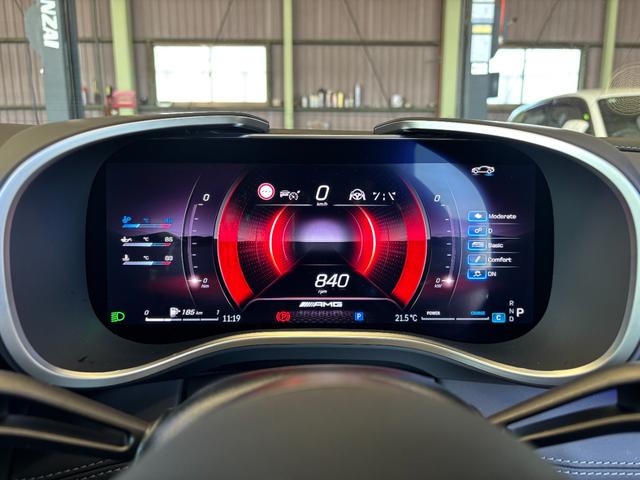 SL SL43 ユーザー買取車 HUD ブルメスターS 純正20AW イエローキャリパー ブラック革シート(39枚目)
