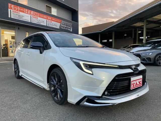 カローラツーリング ハイブリッド　ダブルバイビー　モデリスタフルエアロ　純正ナビ　バックカメラ　フルセグＴＶ　前後ドライブレコーダー　フロアーマット　ＥＴＣ付　ブラインドスポットモニター　プリクラッシュセーフティ　スマートキー　メーカー保証継承（4枚目）