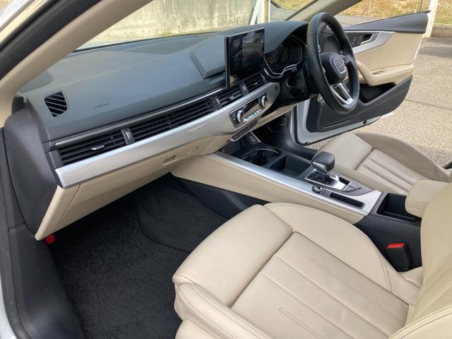 Ａ５スポーツバック ４０ＴＤＩクワトロ　アドバンスド　ラグジュアリーパッケージ　レーザーライトパッケージ　パークアシストパッケージ　パノラマサンルーフ　１９インチアルミホイール　純正ナビ　全周囲カメラ　フルセグＴＶ　全席シートヒーター　ステアリングヒータ（8枚目）