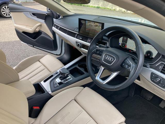 Ａ５スポーツバック ４０ＴＤＩクワトロ　アドバンスド　ラグジュアリーパッケージ　レーザーライトパッケージ　パークアシストパッケージ　パノラマサンルーフ　１９インチアルミホイール　純正ナビ　全周囲カメラ　フルセグＴＶ　全席シートヒーター　ステアリングヒータ（9枚目）