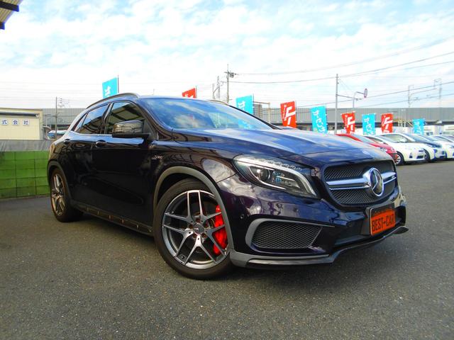 ＧＬＡ４５　４マチック　禁煙車　ＡＭＧアドバンストＰＫＧ　ＡＭＧエクスクルーシブＰＫＧ　カーボンＰＫＧ　レーダーセーフティＰＫＧ　パノラマルーフ　パワーテールゲート　黒革　ナビＴＶ　ＥＴＣ　Ｂカメラ　取説　保証書　スペアキー(3枚目)