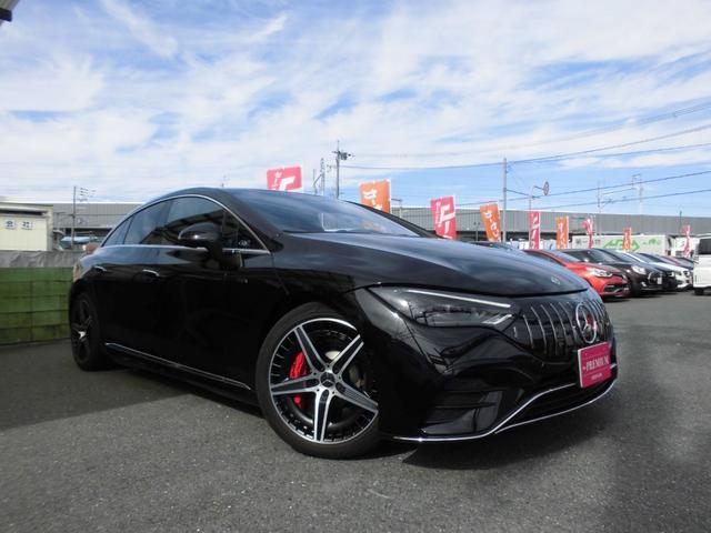 EQE EQE53 4マチック+ 左H EXCPKG デジタルインテリアPKG エナジャイジングPKG パノラマSR レーダーセーフティ HUD 黒革パワーシート ベンチレーション ナビTV ETC 360カメラ 前後ドラレコ(3枚目)