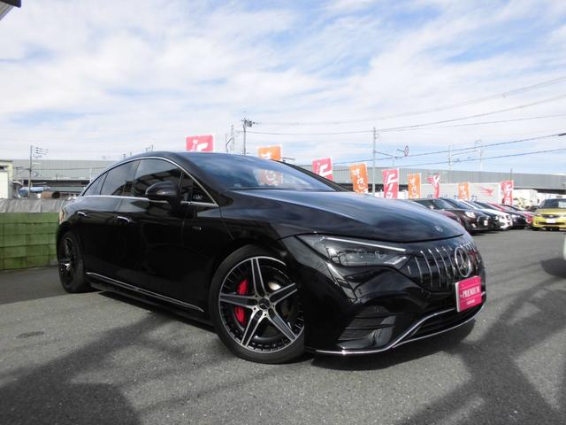 EQE EQE53 4マチック+ 左H EXCPKG デジタルインテリアPKG エナジャイジングPKG パノラマSR レーダーセーフティ HUD 黒革パワーシート ベンチレーション ナビTV ETC 360カメラ 前後ドラレコ(3枚目)