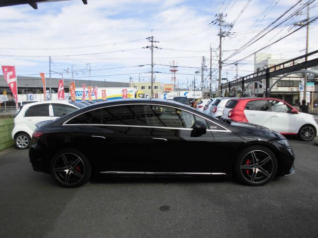 EQE EQE53 4マチック+ 左H EXCPKG デジタルインテリアPKG エナジャイジングPKG パノラマSR レーダーセーフティ HUD 黒革パワーシート ベンチレーション ナビTV ETC 360カメラ 前後ドラレコ(4枚目)