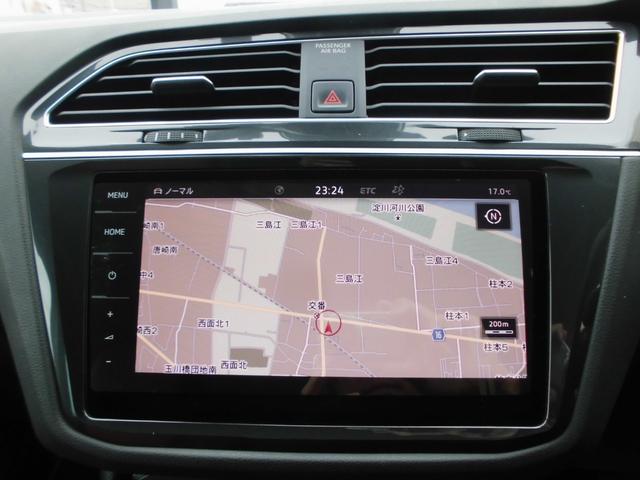ティグアン TDI 4モーション ハイライン 禁煙車 レザーシートPKG ACC フロント・サイド・レーンアシスト LEDヘッドライト パワーテールゲート 革シート シートヒーター 純正ナビ DTV ETC 360カメラ ドラレコ(10枚目)