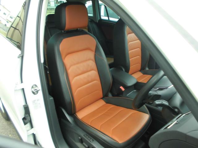 ティグアン TDI 4モーション ハイライン 禁煙車 レザーシートPKG ACC フロント・サイド・レーンアシスト LEDヘッドライト パワーテールゲート 革シート シートヒーター 純正ナビ DTV ETC 360カメラ ドラレコ(14枚目)