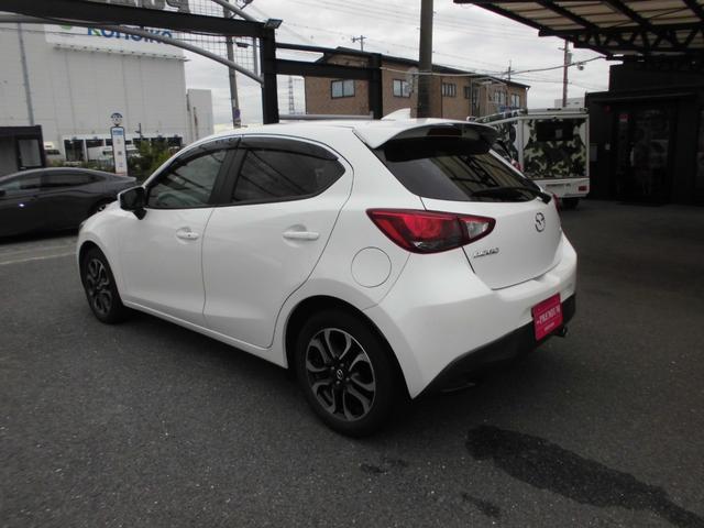 デミオ XDツーリング Lパッケージ 純正SDナビ フルセグTV LEDヘッドライト ETC クルコン BSM スマートキー プッシュスタート ヘッドアップディスプレイ スマートシティブレーキ ETC ドラレコ 取説 スペアキー(6枚目)