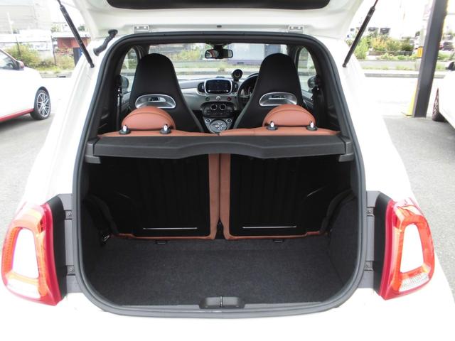 アバルト５９５ ツーリズモ　１オーナー　禁煙車　後期モデル　アイスホワイト　１６５ＰＳ　パドルシフト　ＴＦＴ液晶　純正１７ＡＷ　茶革　２ＤＩＮナビ　フルセグ　ＥＴＣ　アルミペダル（17枚目）