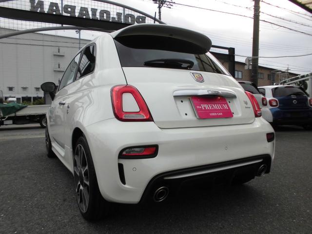 アバルト５９５ ツーリズモ　１オーナー　禁煙車　後期モデル　アイスホワイト　１６５ＰＳ　パドルシフト　ＴＦＴ液晶　純正１７ＡＷ　茶革　２ＤＩＮナビ　フルセグ　ＥＴＣ　アルミペダル（24枚目）