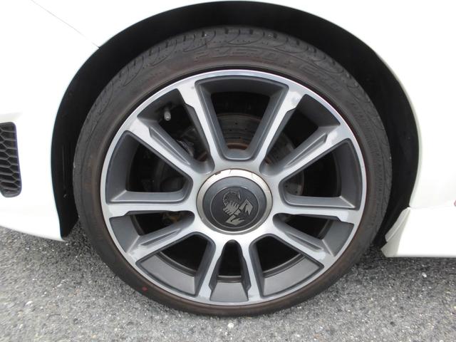 アバルト５９５ ツーリズモ　１オーナー　禁煙車　後期モデル　アイスホワイト　１６５ＰＳ　パドルシフト　ＴＦＴ液晶　純正１７ＡＷ　茶革　２ＤＩＮナビ　フルセグ　ＥＴＣ　アルミペダル（30枚目）
