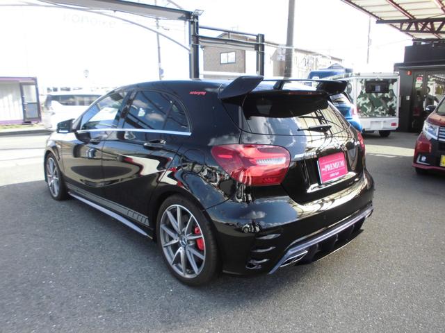 Ａクラス Ａ４５　４マチック　アドバンスドＰＫＧ　レーダーセーフティ　パノラマＳＲ　ＡＣＣ　パナメリカーナグリル　リアスポイラー　レースチップＸＬＲ　黒革パワーシート　シートヒーター　ナビＴＶ　ＥＴＣ　Ｂカメラ　ドラレコ　ＧＰＳ（6枚目）