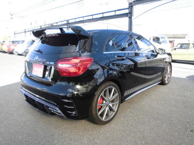 Ａクラス Ａ４５　４マチック　アドバンスドＰＫＧ　レーダーセーフティ　パノラマＳＲ　ＡＣＣ　パナメリカーナグリル　リアスポイラー　レースチップＸＬＲ　黒革パワーシート　シートヒーター　ナビＴＶ　ＥＴＣ　Ｂカメラ　ドラレコ　ＧＰＳ（8枚目）