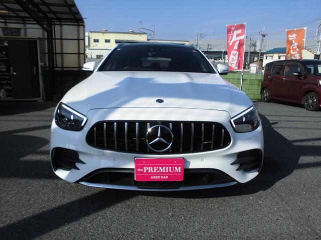 Ｅクラスステーションワゴン Ｅ２００　ステーションワゴン　スポーツ　禁煙車　パノラミックＳＲ　ＡＭＧインテリアＰＫＧ　エクスクルーシブＰＫＧ　エアバランスＰＫＧ　レーダーセーフティ　ＨＵＤ　黒革パワーシート　前後シートヒーター　ナビＴＶ　ＥＴＣ　３６０カメラ　Ｄレコ（2枚目）