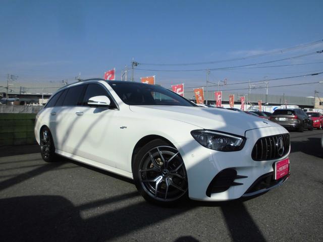 Ｅクラスステーションワゴン Ｅ２００　ステーションワゴン　スポーツ　禁煙車　パノラミックＳＲ　ＡＭＧインテリアＰＫＧ　エクスクルーシブＰＫＧ　エアバランスＰＫＧ　レーダーセーフティ　ＨＵＤ　黒革パワーシート　前後シートヒーター　ナビＴＶ　ＥＴＣ　３６０カメラ　Ｄレコ（3枚目）