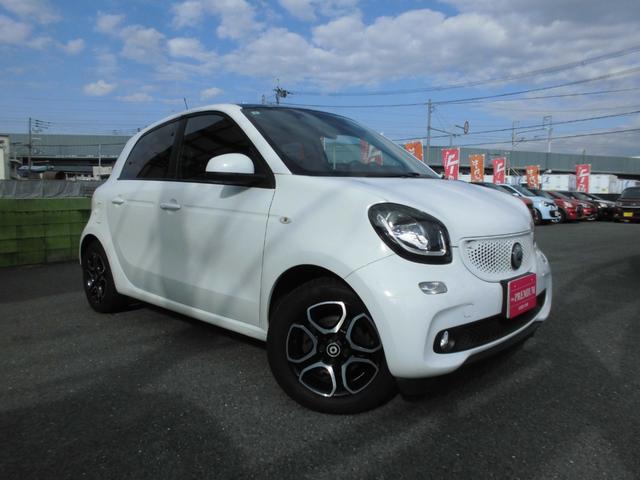 スマートフォーフォー プライム 衝突警告 オートクルーズ パノラマガラスルーフ バックセンサー 黒革シート シートヒーター 純正ブルートゥースオーディオ 取説 保証書 スペアキー(3枚目)