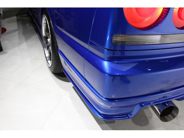 25GTターボ フルエアロ BLITZ前置きインタークーラー TEIN車高調 ステンマフラー 純正リアスポイラー WORK18AW(18枚目)