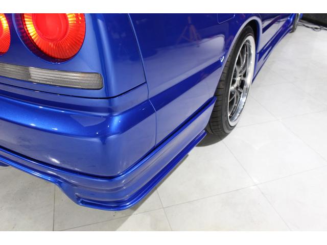 25GTターボ フルエアロ BLITZ前置きインタークーラー TEIN車高調 ステンマフラー 純正リアスポイラー WORK18AW(19枚目)