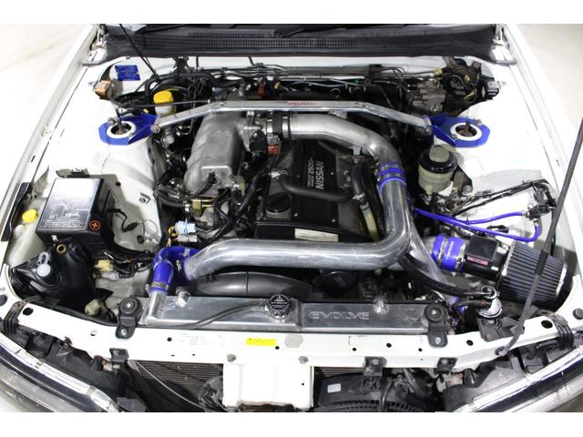 スカイライン GTS25tタイプM フルエアロ APEXiパワーFC FCコマンダー HPI前置きインタークーラー エアクリーナー アルミラジエター TEIN車高調 HKSマフラー 前後R33GT-R純正シート クロススピード18AW(36枚目)