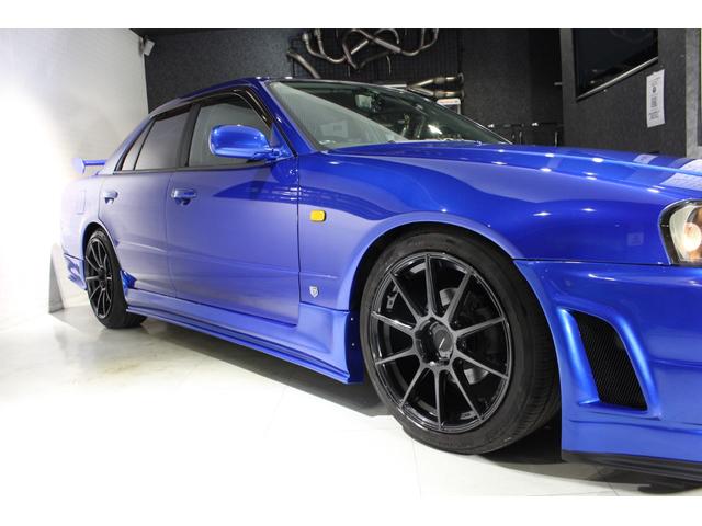 スカイライン 25GT-X フルエアロ HKSマフラー RSRダウンサス 2ドア用リアスポイラー 純正キセノンライト シフトマチックAT-x ポテンザ18AW(25枚目)