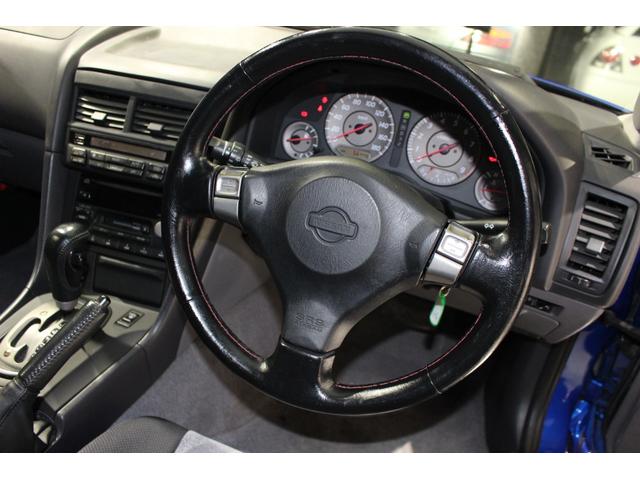 スカイライン 25GT-X フルエアロ HKSマフラー RSRダウンサス 2ドア用リアスポイラー 純正キセノンライト シフトマチックAT-x ポテンザ18AW(47枚目)