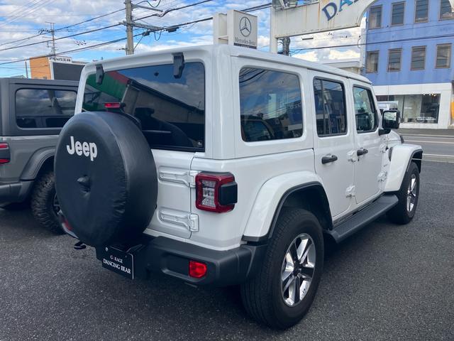 ジープ・ラングラーアンリミテッド サハラ 黒革シート 純正ナビフルセグTV Bluetooth フロントサイドバックカメラ アダプティブクルーズコントロール シートヒーター LEDヘッドライト 純正18インチAW ESC ETC2.0(7枚目)