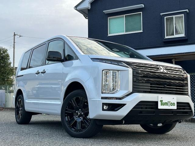 デリカＤ：５ ブラックエディション　レザーシート・前席シートヒーター・ステアリングヒーター・運転席パワーシート・両側パワースライドドア・パワーバックドア・Ｅ－Ａｓｓｉｓｔ・ＢＳＷ／ＬＣＡ［ＲＣＴＡ］・電動ステップレス・フロアマット（43枚目）