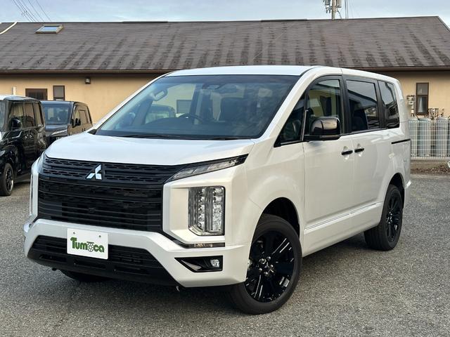 デリカＤ：５ ブラックエディション　レザーシート・前席シートヒーター・ステアリングヒーター・運転席パワーシート・両側パワースライドドア・パワーバックドア・Ｅ－Ａｓｓｉｓｔ・ＢＳＷ／ＬＣＡ［ＲＣＴＡ］・電動ステップレス・フロアマット（44枚目）