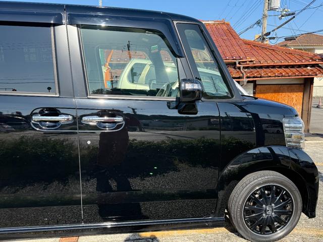 N-BOXカスタム G ターボSSブラックスタイルパッケージ 純正9インチナビ/バックカメラ/フルセグ/Bluetooth/衝突軽減ブレーキ/シートヒータ/ETC/両側パワスラ/クルコン/パドルハーフレザー/HID/LEDフォグ/ホンダD下取車/禁煙/車検整備付(53枚目)