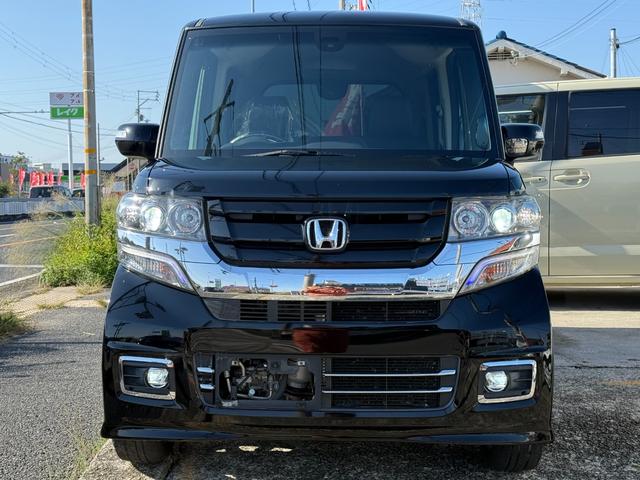 N-BOXカスタム G ターボSSブラックスタイルパッケージ 純正9インチナビ/バックカメラ/フルセグ/Bluetooth/衝突軽減ブレーキ/シートヒータ/ETC/両側パワスラ/クルコン/パドルハーフレザー/HID/LEDフォグ/ホンダD下取車/禁煙/車検整備付(63枚目)