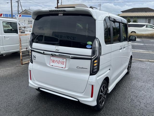 Ｎ－ＢＯＸカスタム Ｇ・Ｌホンダセンシング　ワンオーナー　ナビ　フルセグＴＶ　ＣＤ＆ＤＶＤ　バックカメラ　前後ドラレコ　ＥＴＣ　左パワースライド　純正アルミ（7枚目）