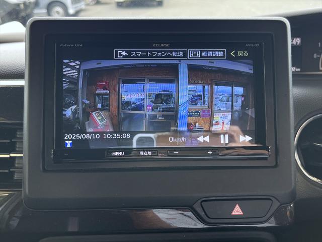 Ｎ－ＢＯＸカスタム Ｇ・Ｌホンダセンシング　ワンオーナー　ナビ　フルセグＴＶ　ＣＤ＆ＤＶＤ　バックカメラ　前後ドラレコ　ＥＴＣ　左パワースライド　純正アルミ（14枚目）