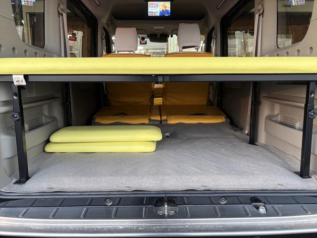 エブリイワゴン ＰＺターボスペシャル　９インチナビ　アルパイン後席モニター　フルセグ　ＣＤ＆ＤＶＤ　社外アルミ　バックカメラ　ＥＴＣ　前後ドライブレコーダー　ベッドキット　両側電動スライド　プッシュスタート　ルーフキャリア（30枚目）