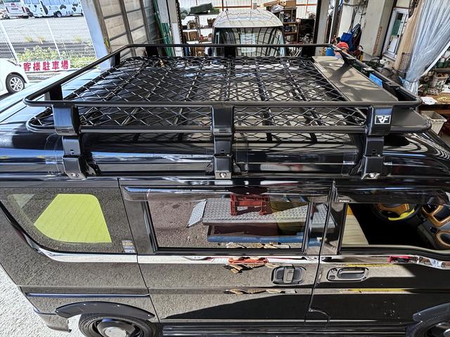 エブリイワゴン ＰＺターボスペシャル　９インチナビ　アルパイン後席モニター　フルセグ　ＣＤ＆ＤＶＤ　社外アルミ　バックカメラ　ＥＴＣ　前後ドライブレコーダー　ベッドキット　両側電動スライド　プッシュスタート　ルーフキャリア（53枚目）