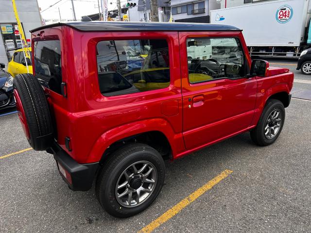 ジムニー XC ノマド純正色シズリングレッドメタリックペイント 届出済未使用車 インタークーラーターボ衝突被害軽減ブレーキデュアルセンサーブレーキサポートエアバッグ運転席・助手席・サイド(11枚目)