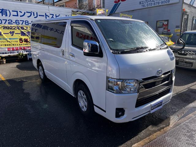 ハイエースバン スーパーＧＬ　ダークプライムＩＩ　ロングボディ　ディーゼルターボ　法人１オーナー両側パワースライドドア．デジタルインナーミラーユピテルドラレコパノラミックビューモニター　プリクラッシュブレーキ　車線逸脱警報装置　横滑り防止装置（55枚目）