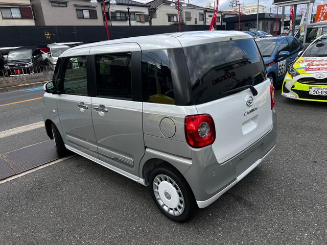 ムーヴキャンバス ストライプスＧ　衝突軽減　両側電動スライドドア　シートヒーター　ＬＥＤヘッド・フォグ　オートエアコン　オートライト　スマートキー　アイドリングストップ　横滑り防止　シートリフター　バニティミラー（23枚目）