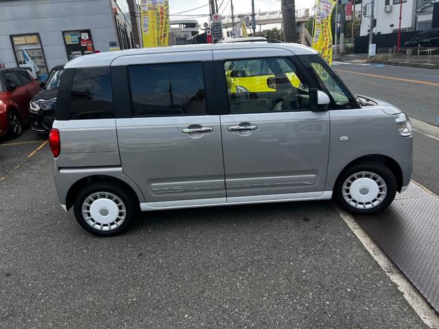 ムーヴキャンバス ストライプスＧ　衝突軽減　両側電動スライドドア　シートヒーター　ＬＥＤヘッド・フォグ　オートエアコン　オートライト　スマートキー　アイドリングストップ　横滑り防止　シートリフター　バニティミラー（43枚目）