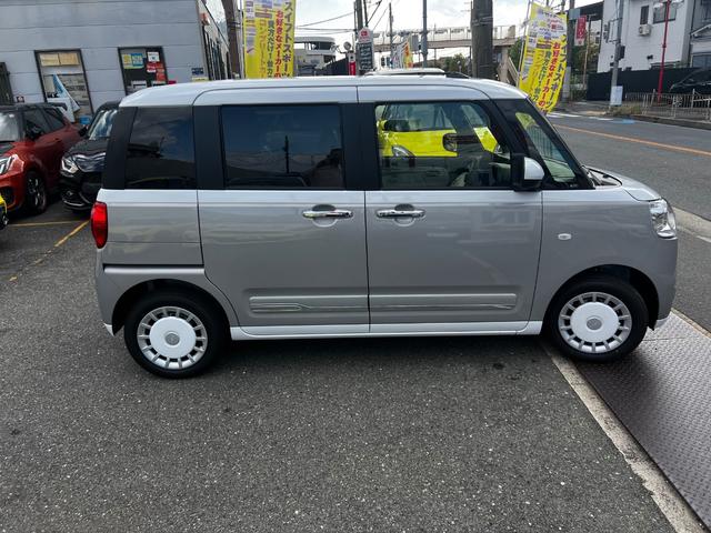 ムーヴキャンバス ストライプスＧ　衝突軽減　両側電動スライドドア　シートヒーター　ＬＥＤヘッド・フォグ　オートエアコン　オートライト　スマートキー　アイドリングストップ　横滑り防止　シートリフター　バニティミラー（44枚目）