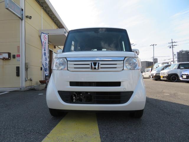 Ｎ－ＢＯＸ Ｇ・Ｌパッケージ　左パワースライドドア　純正アルミ　プッシュスタート　アイドリングストップ　衝突安全ボディ　ＥＳＣ　ベンチシート　オートエアコン　ウィンカードアミラー　ステアリングスイッチ（4枚目）