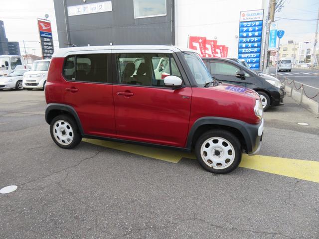 ハスラー Jスタイル ナビ テレビ 禁煙車 アイドリングストップ 記録簿 衝突安全ボディ 衝突被害軽減システム シートヒーター スマートキー オートエアコン ベンチシート ESC フルフラット(6枚目)