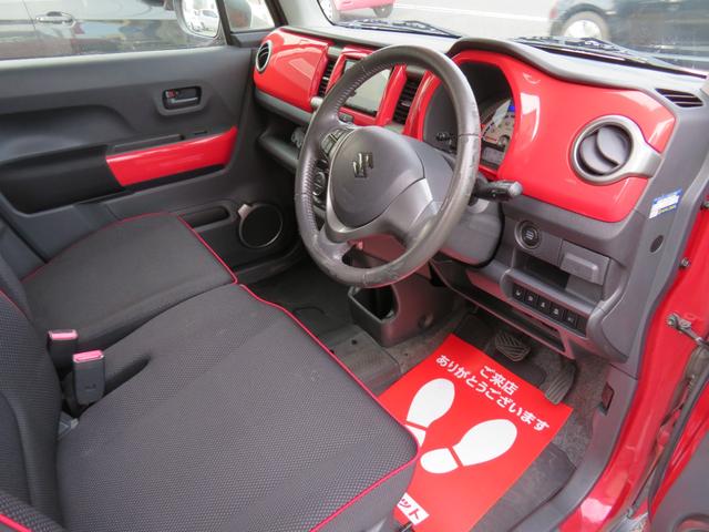 ハスラー Jスタイル ナビ テレビ 禁煙車 アイドリングストップ 記録簿 衝突安全ボディ 衝突被害軽減システム シートヒーター スマートキー オートエアコン ベンチシート ESC フルフラット(11枚目)