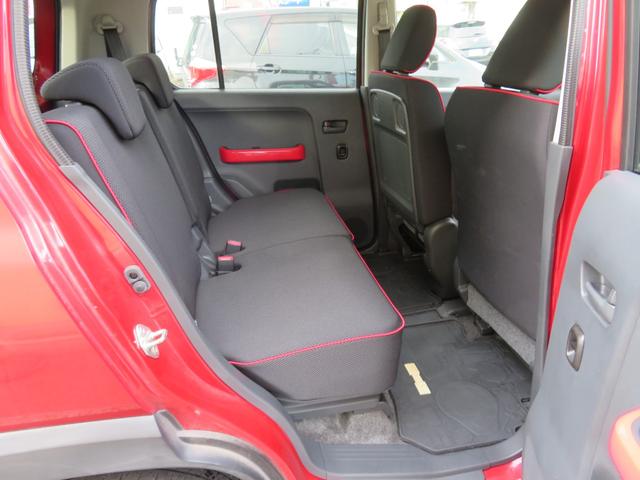 ハスラー Jスタイル ナビ テレビ 禁煙車 アイドリングストップ 記録簿 衝突安全ボディ 衝突被害軽減システム シートヒーター スマートキー オートエアコン ベンチシート ESC フルフラット(12枚目)